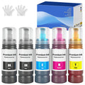 FANSHENG 522 Ink Refill Bottles Replacement for Epson Ecotank ET-2800 ET-2400 ET-2720 ET-2803 ET-2840 ET-4700 ET-4800 ET-4810 Inkjet Printer Ink, 5 Bottles (2 Black, 1 Cyan, 1 Magenta, 1 Yellow)