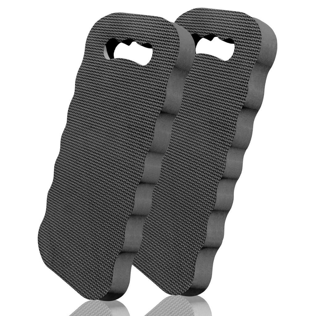 Altdorff Thick Kneeling Pad 2 Pack, Waterproof, Comfortable Garden Kneeling Pads Stain Resistant, Multi-Functional Kneeler Pad for Gardening, Baby Bath, Yoga, Praying and Exercise (Black)