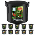 vinmoso 10 Pack Grow Bags 15 Gallon Heavy Duty Thickened Non-Woven Grow Bag with Handles Plant Grow Bags Planting Bags Plant Bags