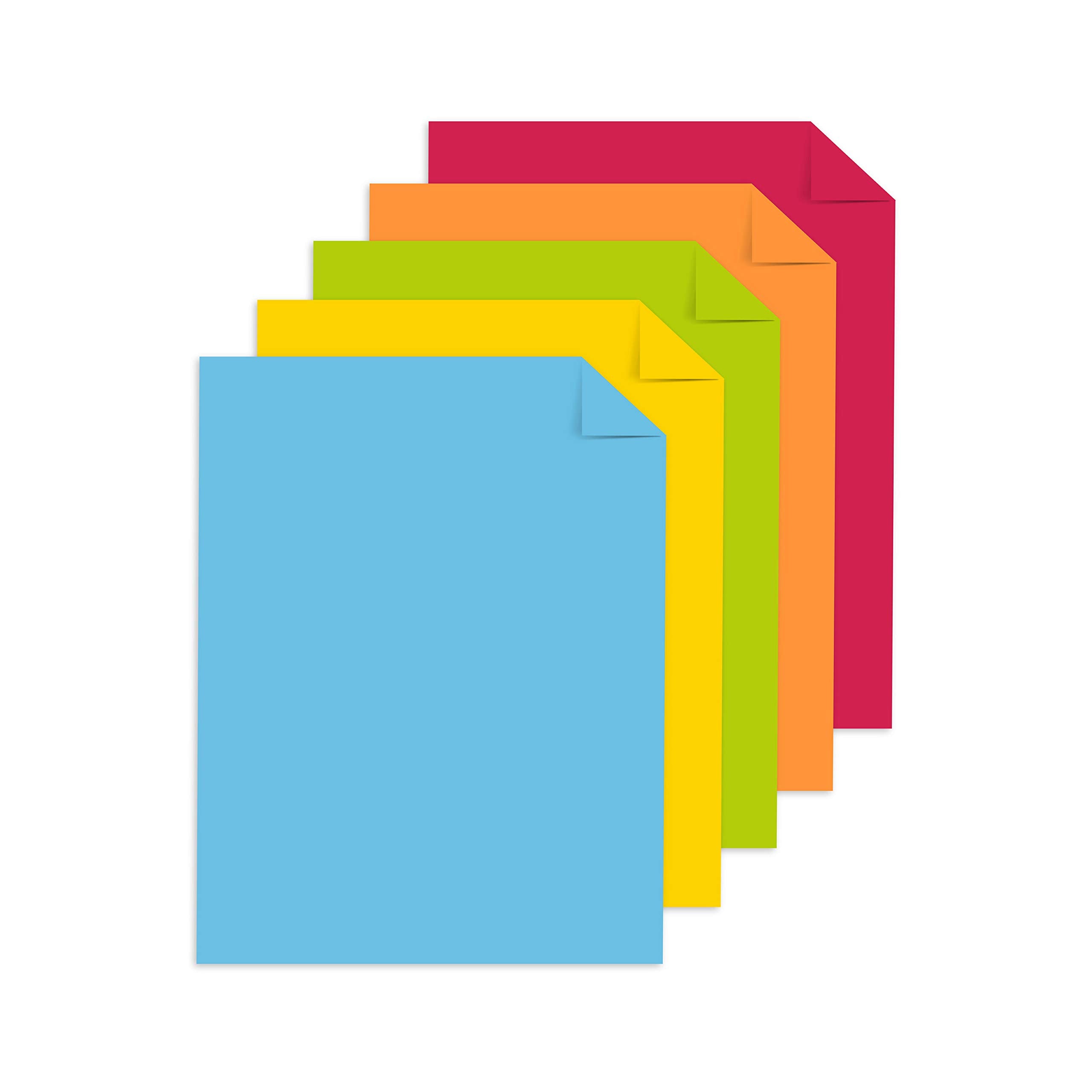 Astrobrights Mega Collection, Colored Cardstock, "Classic" 5-Color Assortment, 320 Sheets, 65 lb/176 gsm, 8.5" x 11" - MORE SHEETS! (91630)