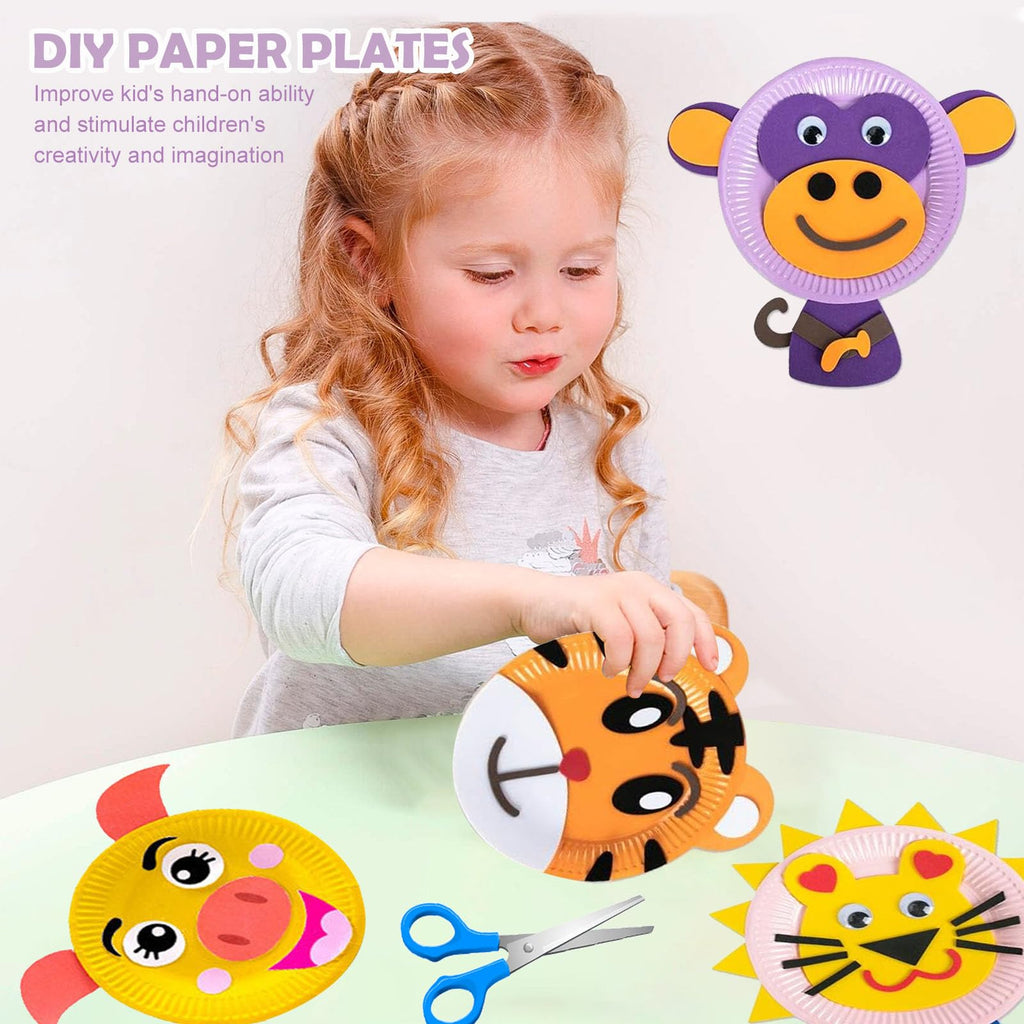 120 Pieces Colorful Paper Plates, Colorful Party Paper Plates, Round Paper Plates, Paper Tableware, Party Plates, Children's Birthday Party Supplies for Parties and Celebrations, BBQs (12 Colors)