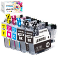 LC401XL Ink Cartridges Replacement for LC 401XL LC-401XL Ink Use with MFC-J1010DW MFC-J1012DW MFC-J1170DW Printer (2BK, 1C, 1M, 1Y)