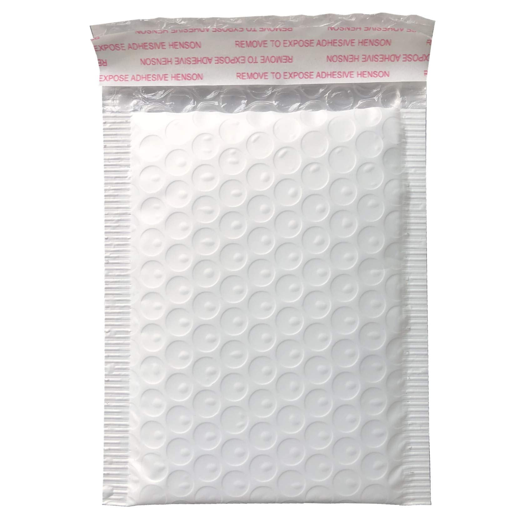 5x7 Inch White Poly Bubble Mailers Padded Envelopes, Self-Sealing Shipping Bags 50 Pack
