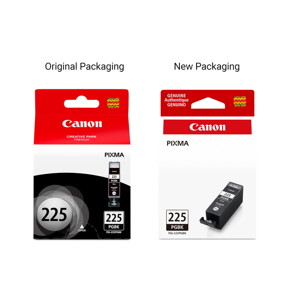 Genuine Canon PGI-225 Ink Cartridge, Black