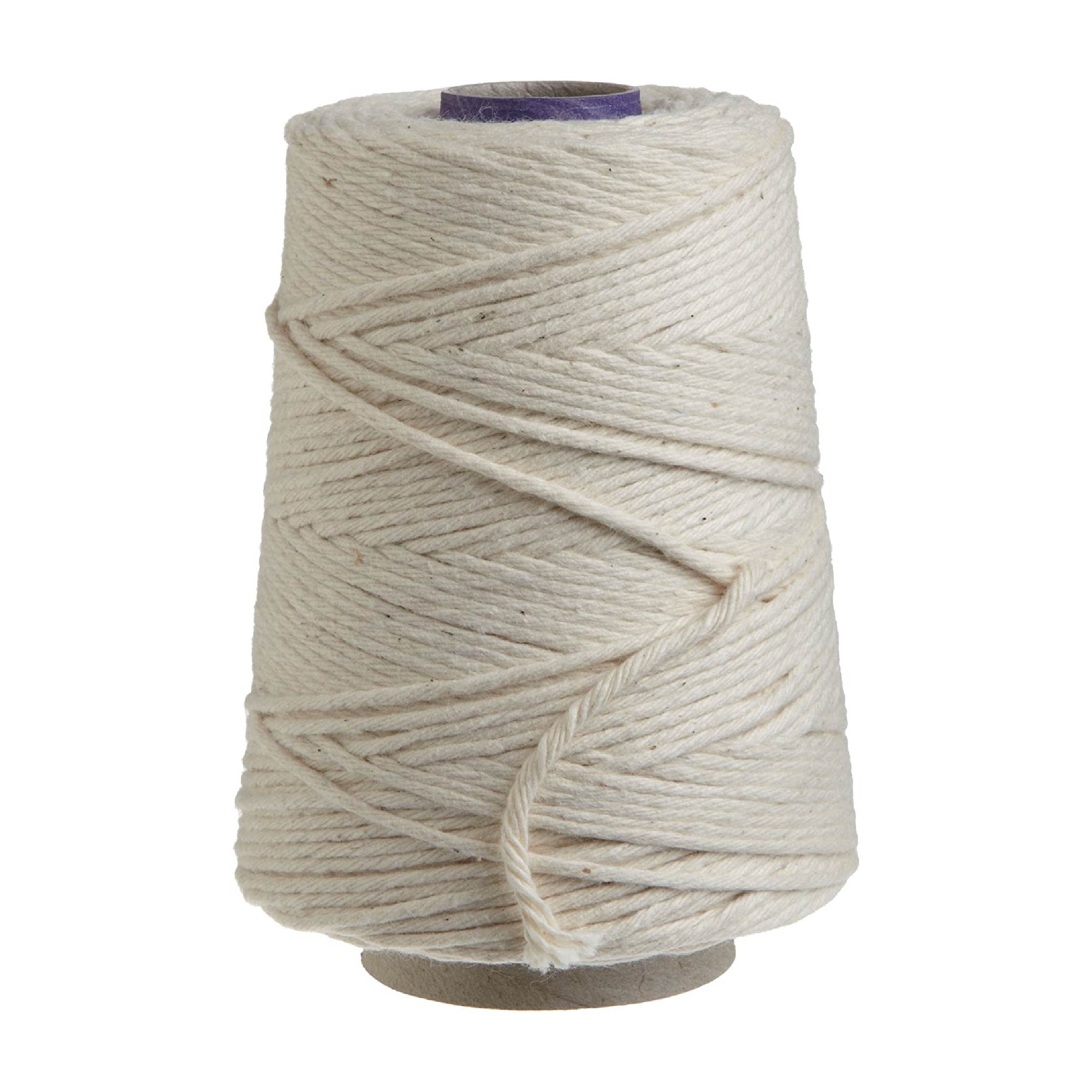 Regency Wraps Butchers Cooking Twine, Heavy Duty, 1200 ft,16 Ply, 2.4mm, Food-Safe Cotton Kitchen String for Turkey Trussing, Meat Prep, Crafting, Natural, Pack of 1