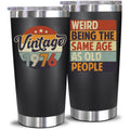 NewEleven 50th Birthday Gifts for Men Women - 1976 50th Birthday Decorations for Him Her - Present for Men Women Turning 50 Year Old Gifts for Mom, Dad, Wife, Husband - 20 Oz Tumbler
