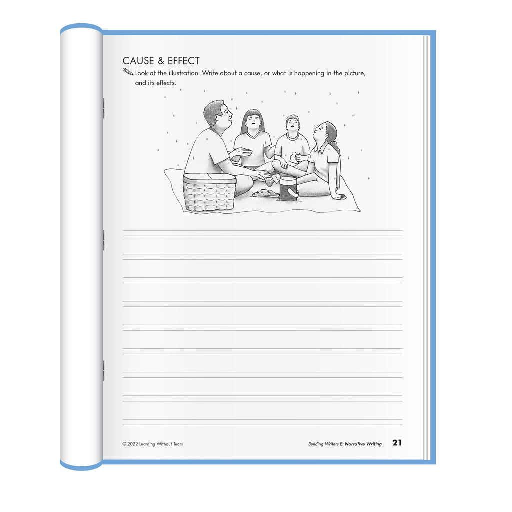 Learning Without Tears Building Writers, Student Edition- Grade 4, Writing Skills in Narrative, Information, Opinion Style, Writing Fluency- for School and Home Use