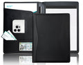 Padfolio Portfolio Organizer Legal Pad Holder Padfolio Folder Leather Portfolio Storage Clipboard Notepad with Cover for Letter Size A4 Writing Pad for Business and School Office