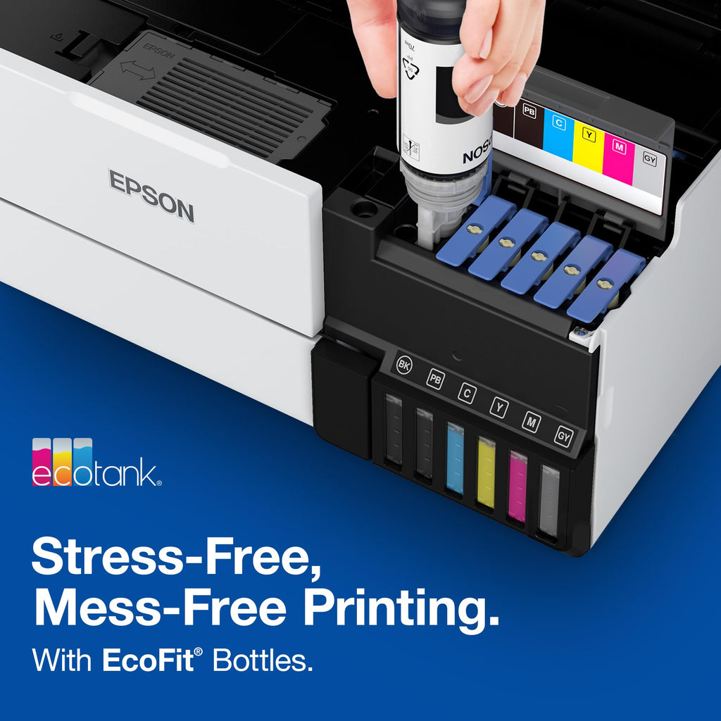 Epson 552 EcoTank Ink Ultra-high Capacity Bottle Magenta (T552320-S) Works with Photo ET-8500, 8550