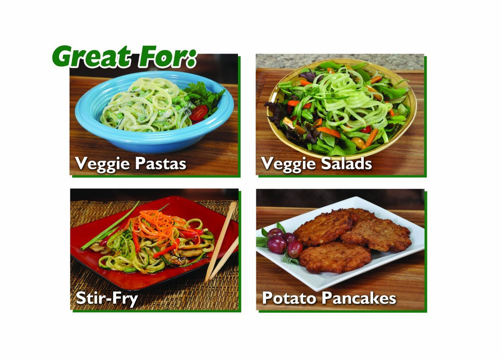 Veggetti Pro Table-Top Spiralizer, Quickly Spiral Slice Vegetables into Healthy Veggie Pasta