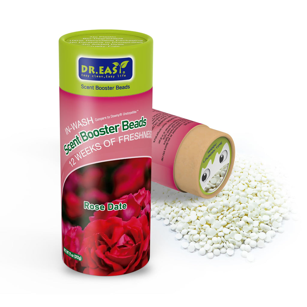 DR.EASY Laundry Scent Boosters,Rose Date-Scent Boosters for Washer，Bulk Laundry Booster Beads and fabric scent booster，Fresh Scented Clothes fo 14 Weeks