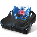 Ergonomic Memory Foam Seat Cushion – Tailbone & Lower Back, Coccyx Support, Office Chair & Car Seat Cushion, Travel & Wheelchair Pad, Breathable, Non-Slip Pressure Ease & Posture Support