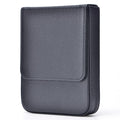 Lanxivi Fountain Pen Cover Genuine Leather Organizer Portable Pen Pouch Drawer Style, Black-6 Slots, 6 Slot, 6 Slots