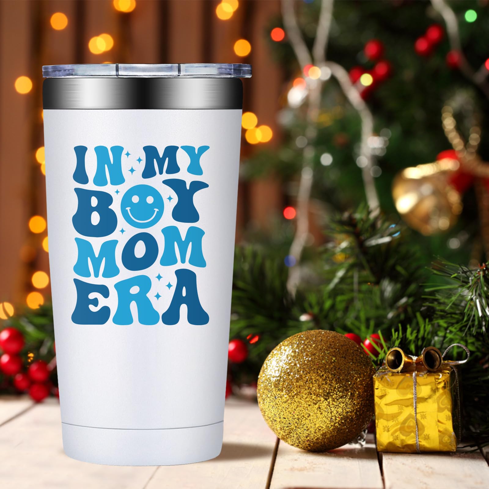 Grifarny Boy Mom Gifts - New Moms Gifts for Women - First Mothers Day Gift for New Moms, Mother, Mama - in My Boy Mom Era Tumbler Mug 20 oz