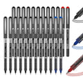 Shuttle Art RollerBall Pens, 25 Pack(21 black 2 blue 2 red) Fine Point Roller Ball Pens, 0.5mm Liquid Ink Pens for Writing Journaling Taking Notes School Office
