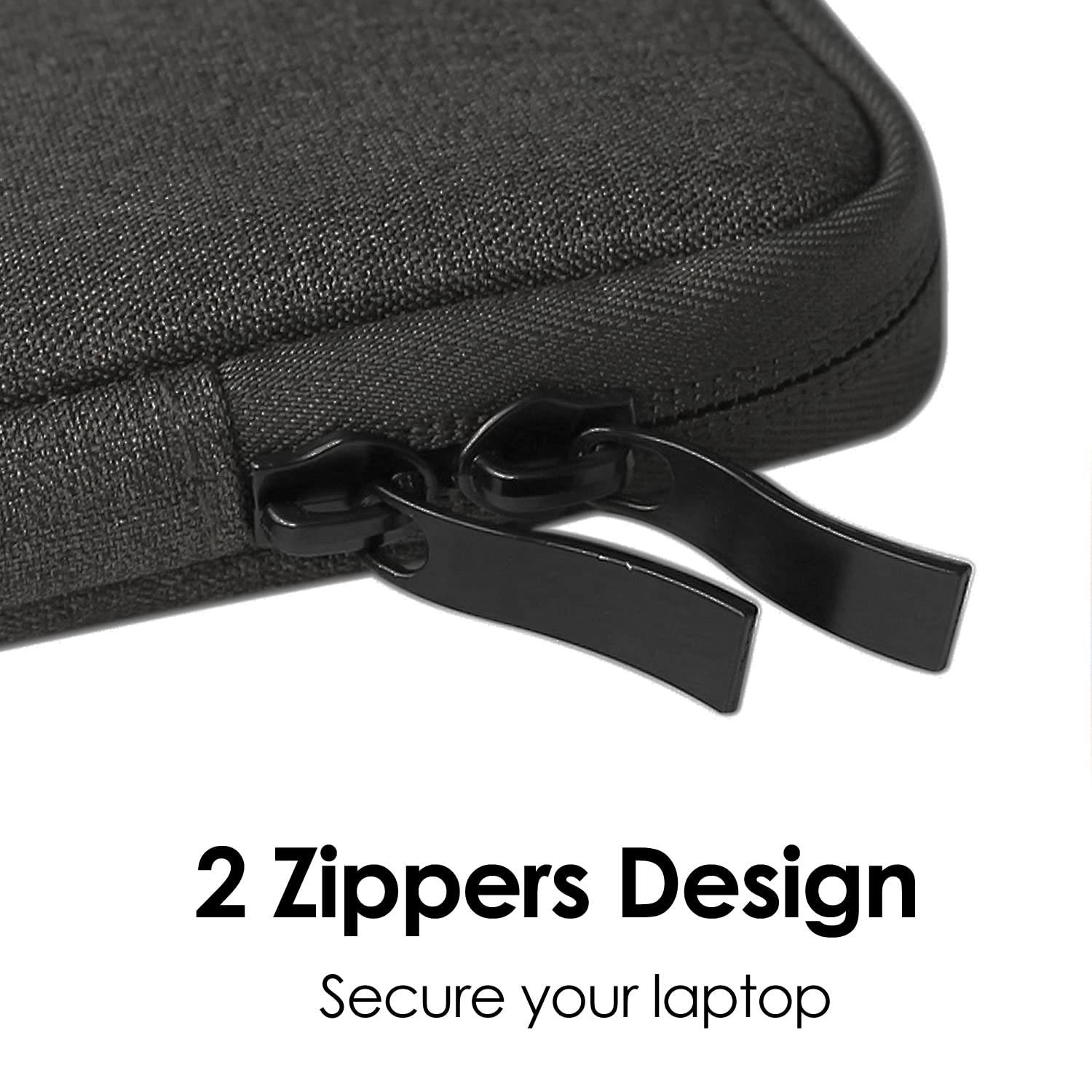 ProElife 13-Inch Laptop Sleeve Case for 2026-2022 MacBook Air 13.6 inch M5 M4 M3 Chip & MacBook Neo 13'' A18 Pro, Pro 13'' M2 Chip Accessory Traveling Carrying Canvas Bag Cover Simple Case (Black)