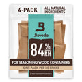 Boveda For Seasoning Two-Way Humdity Control Packs – 84% RH to Season a Wood Humidifier Box (Small- to Medium-Size, Up to 100-Count) – Size 60 – 4 Pack in a Resealable Bag
