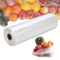 PAPRMA 12” x 20” Plastic Produce Bags 1 Roll, Clear Food Storage Bags 350pcs on a Roll, Clear Produce Bags for Food Vegetable Bread Fruit Meat