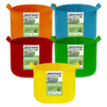 kopotma 10 Gallon Multicolor Grow Bags, Non-Woven Fabric Pots Garden Plant Tomato Planter Bags for Vegetables Flowers, 5-Pack