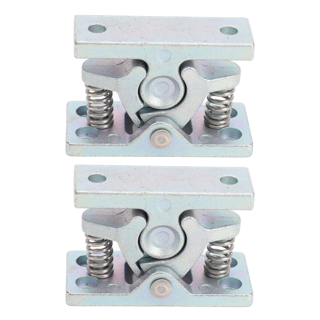 1 Pair Double Roller Catch Heavy Duty Spring Loaded Door Easy Lock Stop Catch Zinc Alloy for Boat RV Trailer Yachts