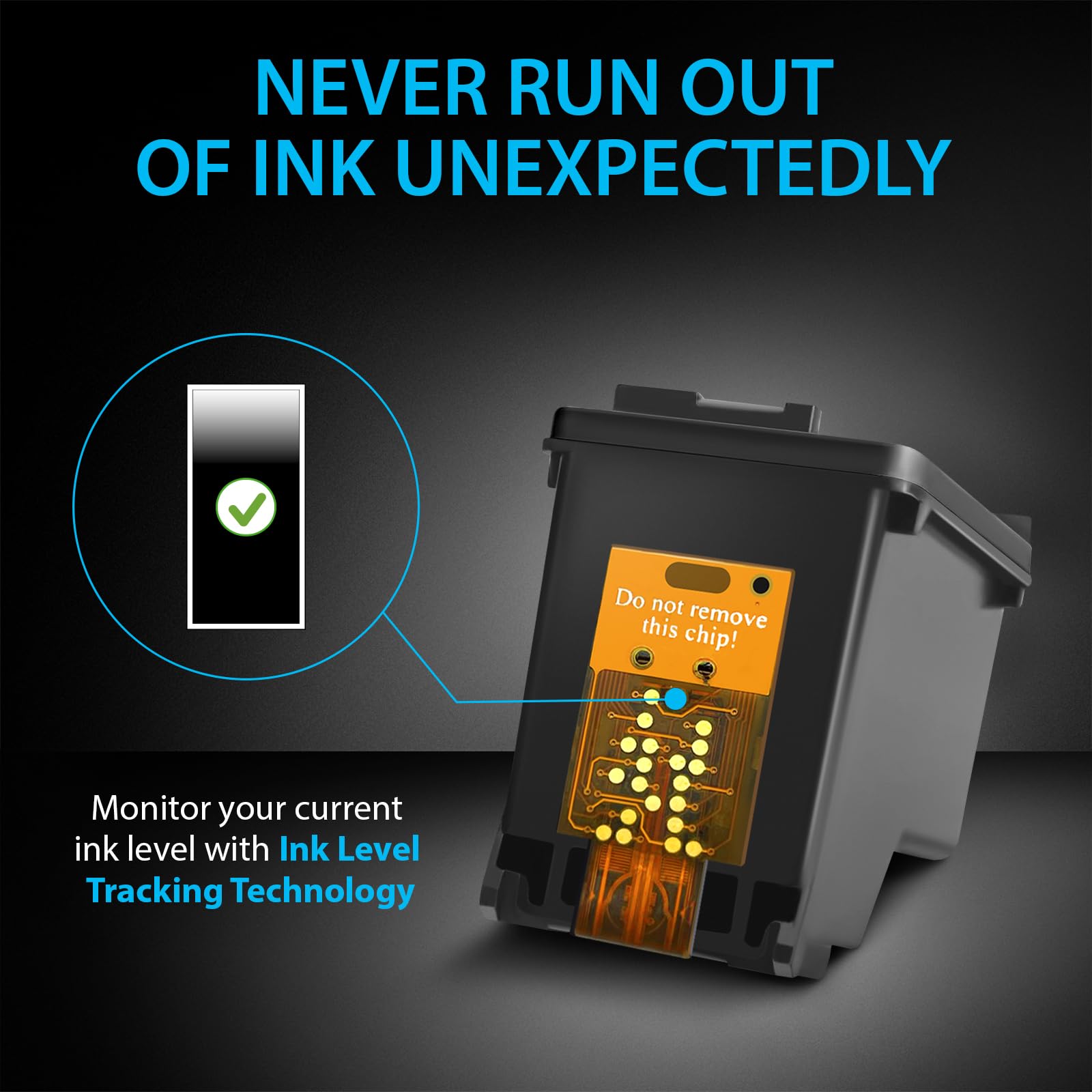 Smart Ink Remanufactured Ink Cartridges Replacement for HP 63 XL 63XL (2 Black Combo Pack) to use with Envy 4520 4522 4516 OfficeJet 3833 3830 4650 3836 5255 5200 DeskJet 3630 3632 3836 3634 Printer