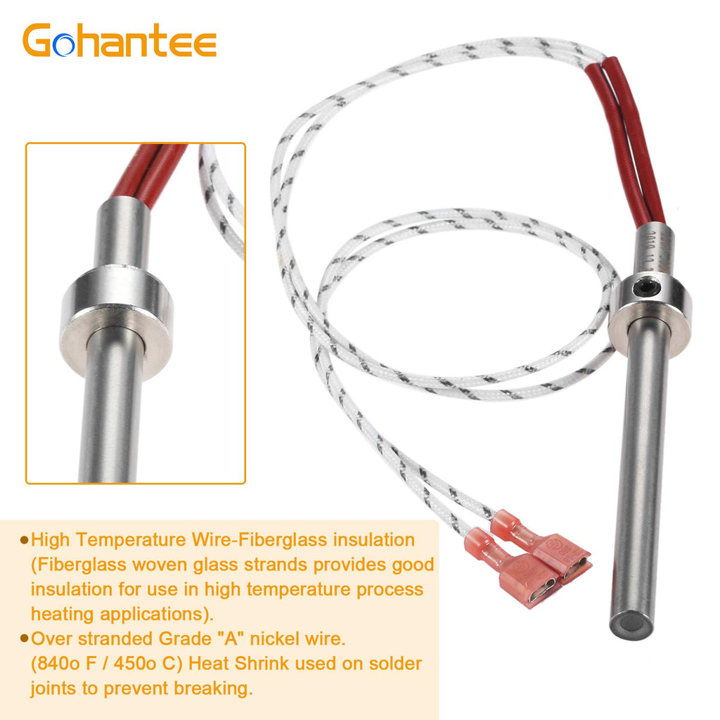 PU-CHA Igniter Compatible with Englander Pellet Stove Igniter, England Stove Works Igniter 300W 4.75"
