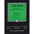 Arches Watercolor Paper Pad, 140 Pound, Cold Press, 9"x12"
