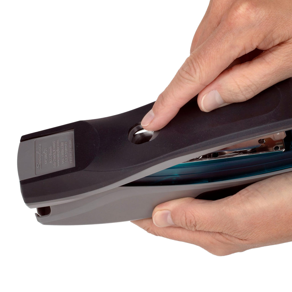 Swingline LightTouch Reduced Effort Stapler, 50% Easier, 20 Sheets, Blue (66404)