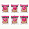 6Set X Hario 02 100-Count Coffee Natural Paper Filters, 6 Pack Value Set (Total of 600 Sheets) by Hario