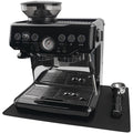 USEAMIE Coffee Maker Mat, Silicone Base Under Coffee Machine With Lip, Automatic and Semi-automatic Coffee Machines Espresso Accessory, Multifunctional Rubber Mat (13.8"x18.9")