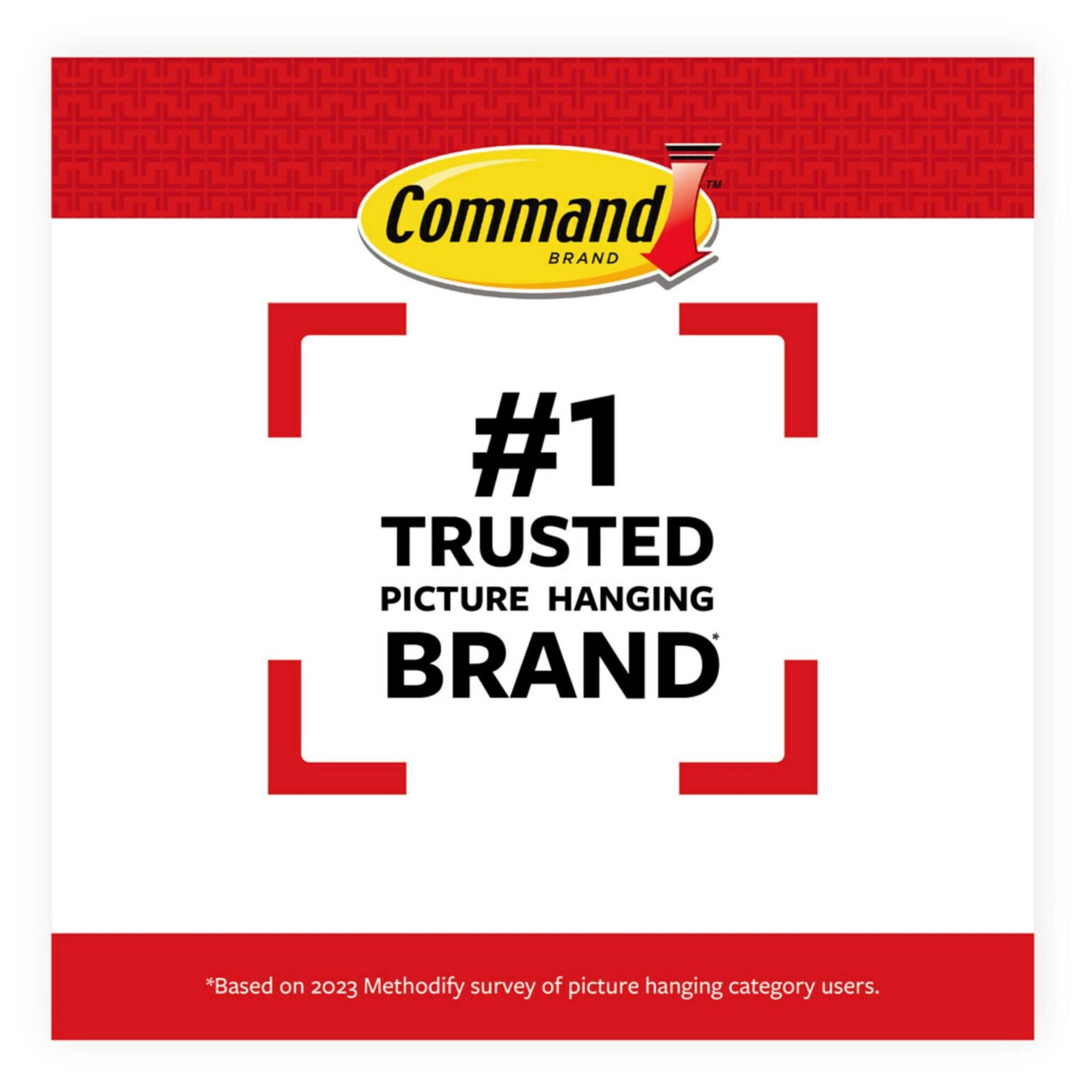 Command Picture Hanging Kit, Various Sized Picture Hanging Hooks and Strips To Hang Up To 15 Pictures, Indoor Use, Back to School Dorm Room Essentials, 1 Kit
