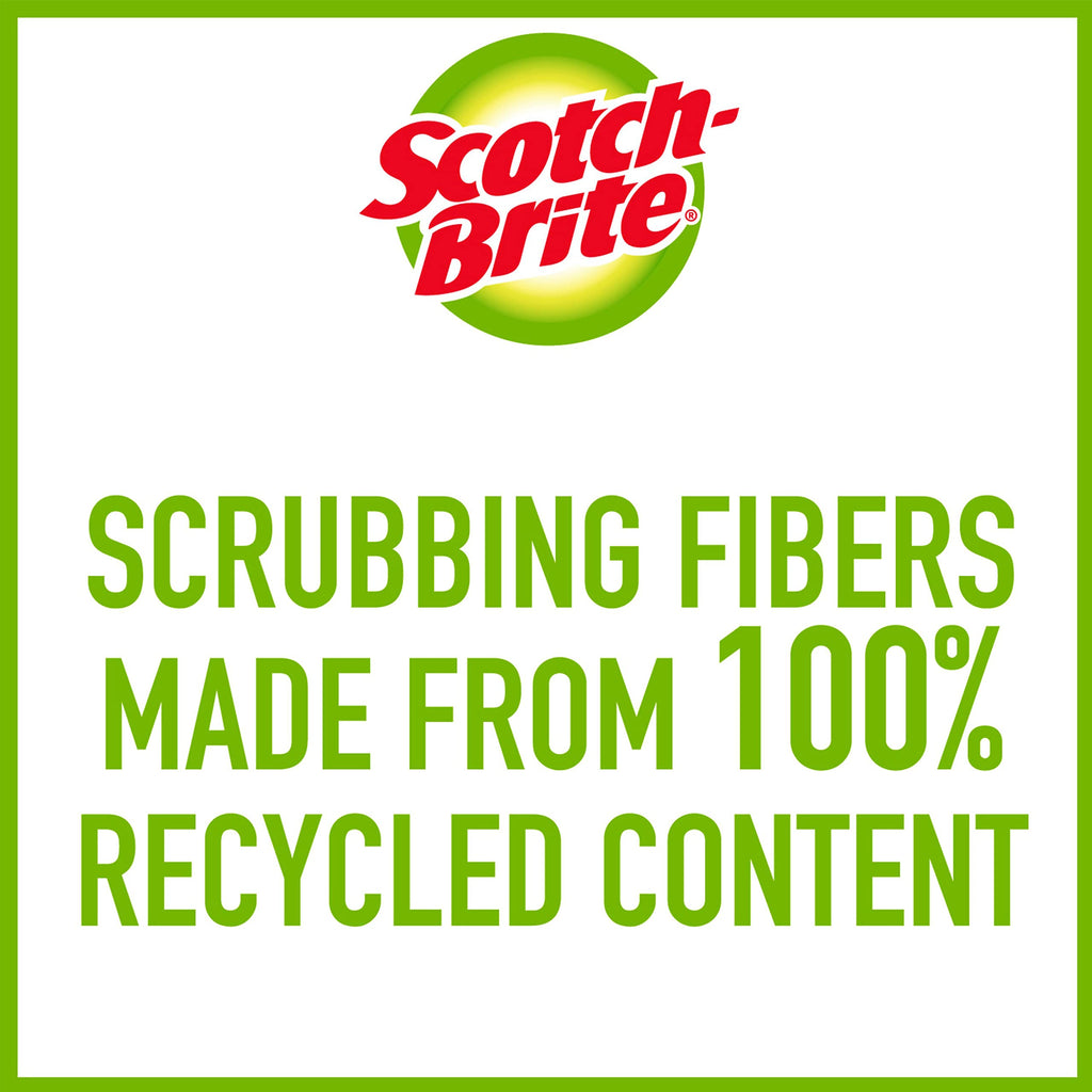 Scotch-Brite Non-Scratch Dishwand Kit, Includes 1 Wand & 7 Refill Pads, Keep Hands Out of the Mess