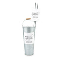 Weddingstar Wedding Sparkler Send-Off Kit with Galvanized Tin Bucket | 2 Stickers and 20 Tags - Let Love Sparkle