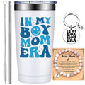 Grifarny Boy Mom Gifts - New Moms Gifts for Women - First Mothers Day Gift for New Moms, Mother, Mama - in My Boy Mom Era Tumbler Mug 20 oz