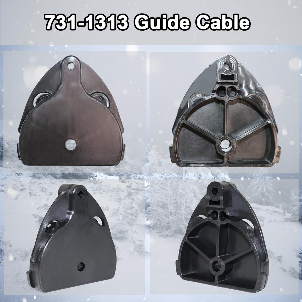 Toolyuan 731-1313C Guide Cable for Cub Ca-det Troy Bilt MTD Ryobi Yard Machines Yard Man Snowblower Replace 731-1313 731-1313A 731-1313B 931-1313B