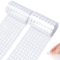 Atpot Self Adhesive Dots, 1480pcs(740 Pairs)0.47” Diameter Sticky dots Sticky Back Hook Nylon, Loop Dots with Strong Waterproof Adhesive for Arts and Crafts,Suitable for Classroom, Office, Home