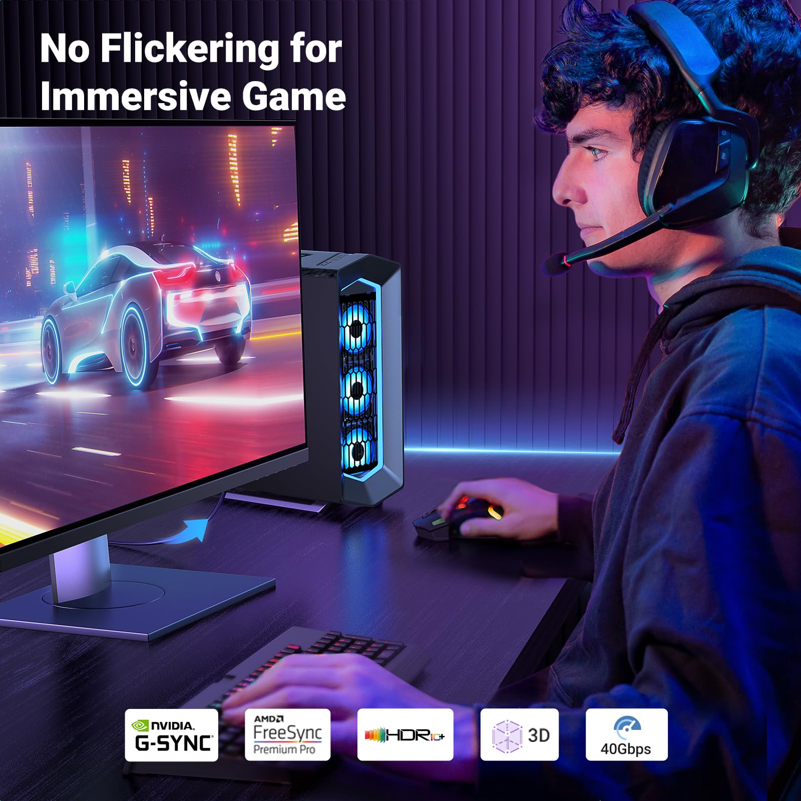 UGREEN 16K@30Hz DisplayPort 2.1 Cable VESA Certified for Gaming Movies, 8K@60Hz, 4K@240Hz, 40Gbps HDR HDCP, DP Compatible with FreeSync G-Sync Monitor 4090 7900XTX, 6FT