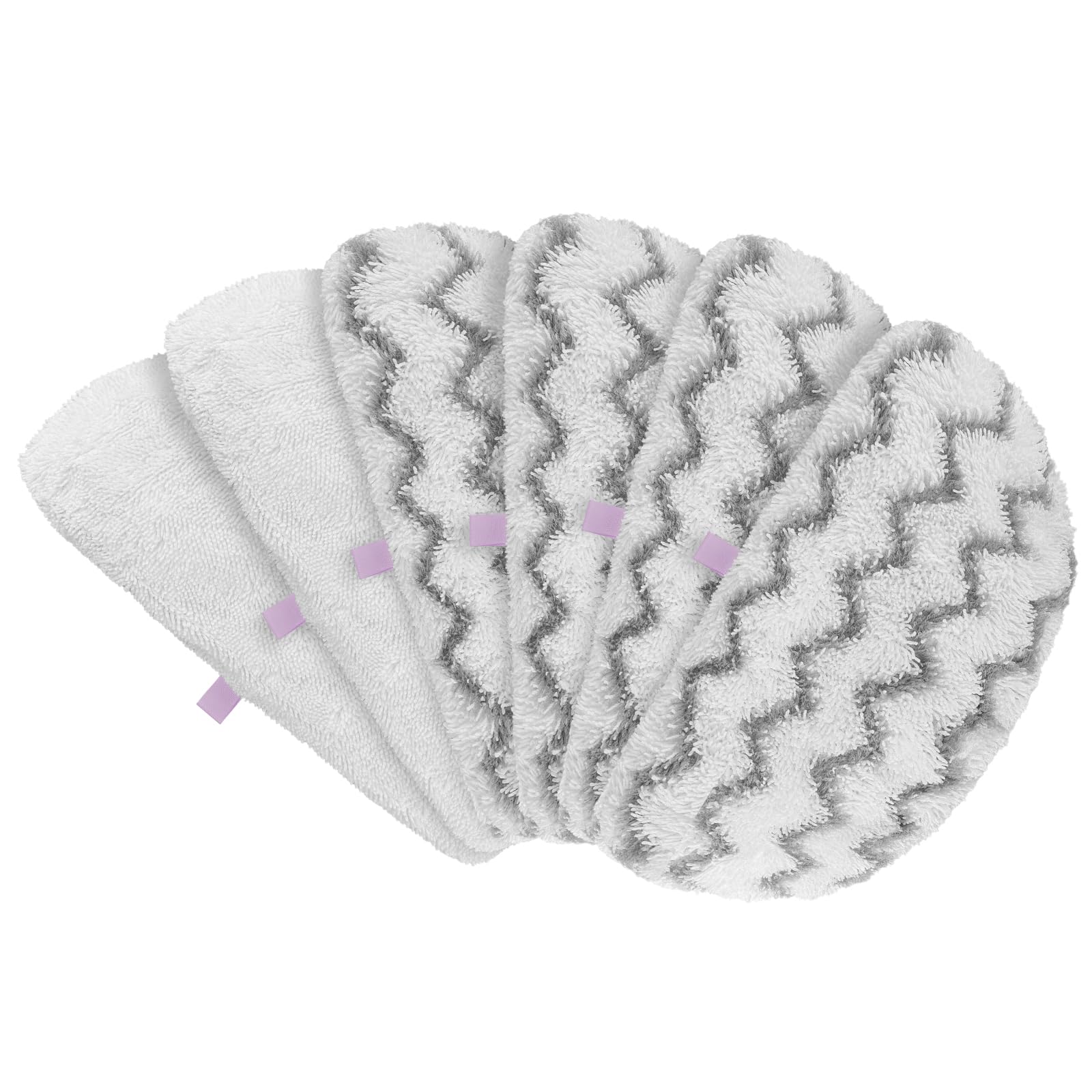 Steam Mop Pads for Bissell Powerfresh Steam Cleaner 1940 1806 1544 1440 19402 19404 19408 19409 1940A 1940F 1940Q 1940T 1940W 2075A 2685A Microfiber Replacement Pad Reusable Washable - 6 Packs