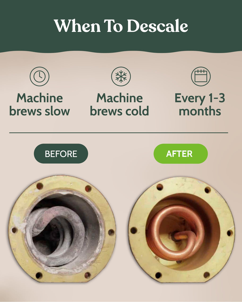Roobi Descaling Solution Compatible Nespresso Vertuo Eco-Friendly Formula to Clean & Descale Your Nespresso Vertuoline Machine. 2 Uses per Bottle, 2 Pack. Carbon Neutral Descaling Kit.