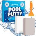 Meuvcol Pool Epoxy Putty, 17.6 Oz Pool Repair Kit for Fixing a Leak Pool Leak, Hot Tub Leaks - Multi-Purpose Pool Leak Sealer for Pools, Concrete, Fiberglass - Underwater and Above Ground Use