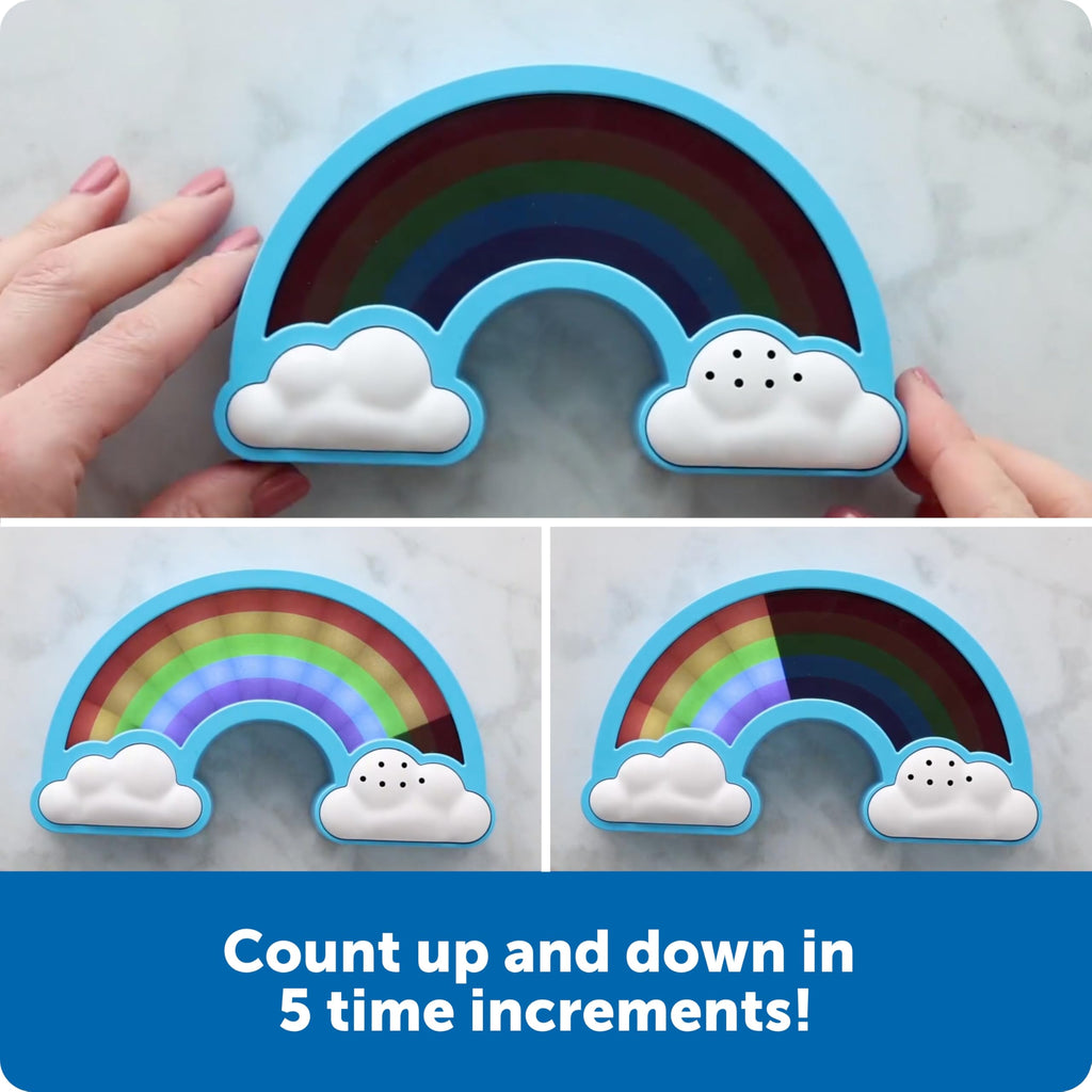 Learning Resources Rainbow Visual Timer, 1 Piece, Ages 3+, Teacher Resources, School Supplies for Teachers, Social Emotional Learning Toys