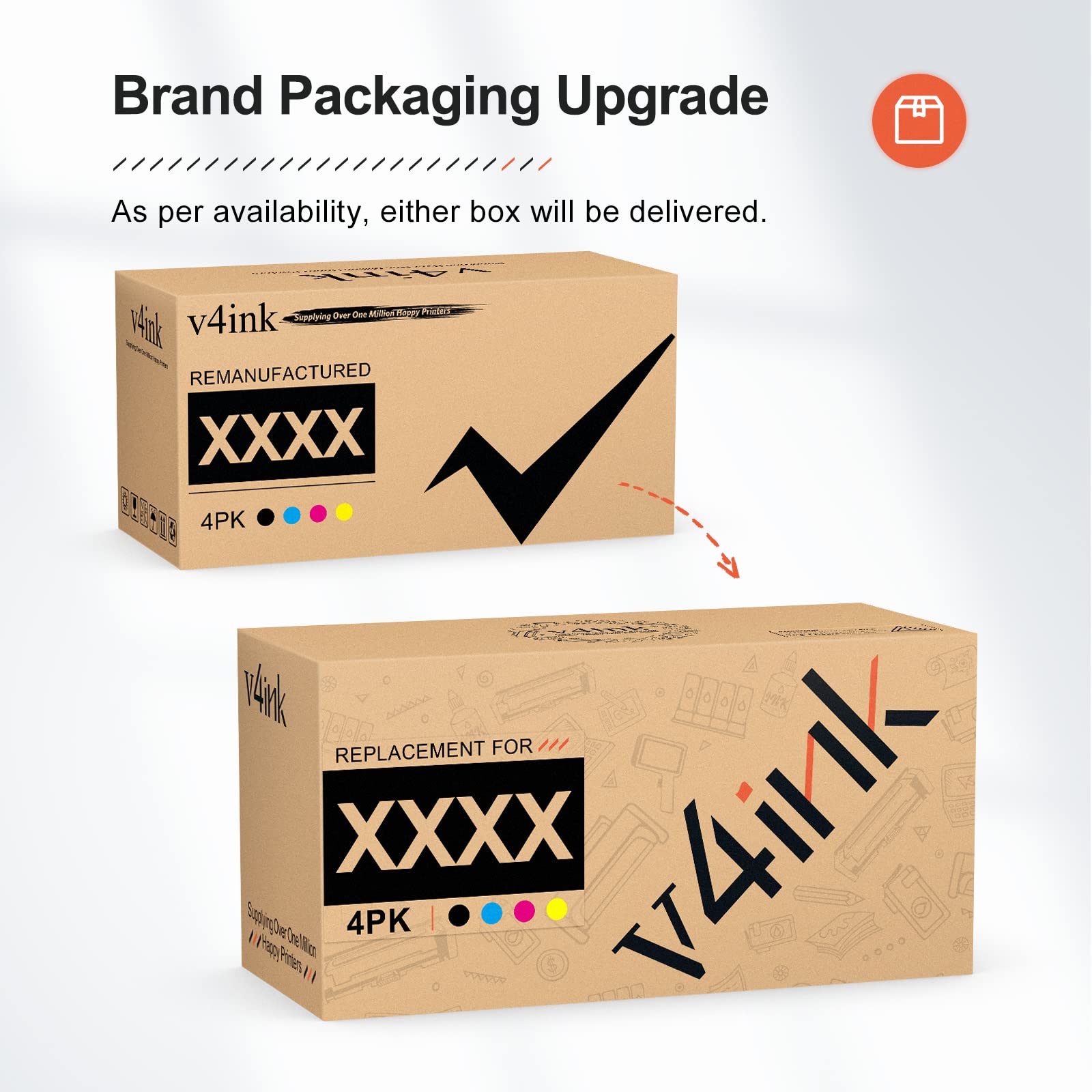 V4ink PB211 Toner Cartridge Replacement for Pantum PB-211 PB211EV Work with Pantum P2500W P2502W M6550 M6550NW M6600 M6600NW M6552NW Printer