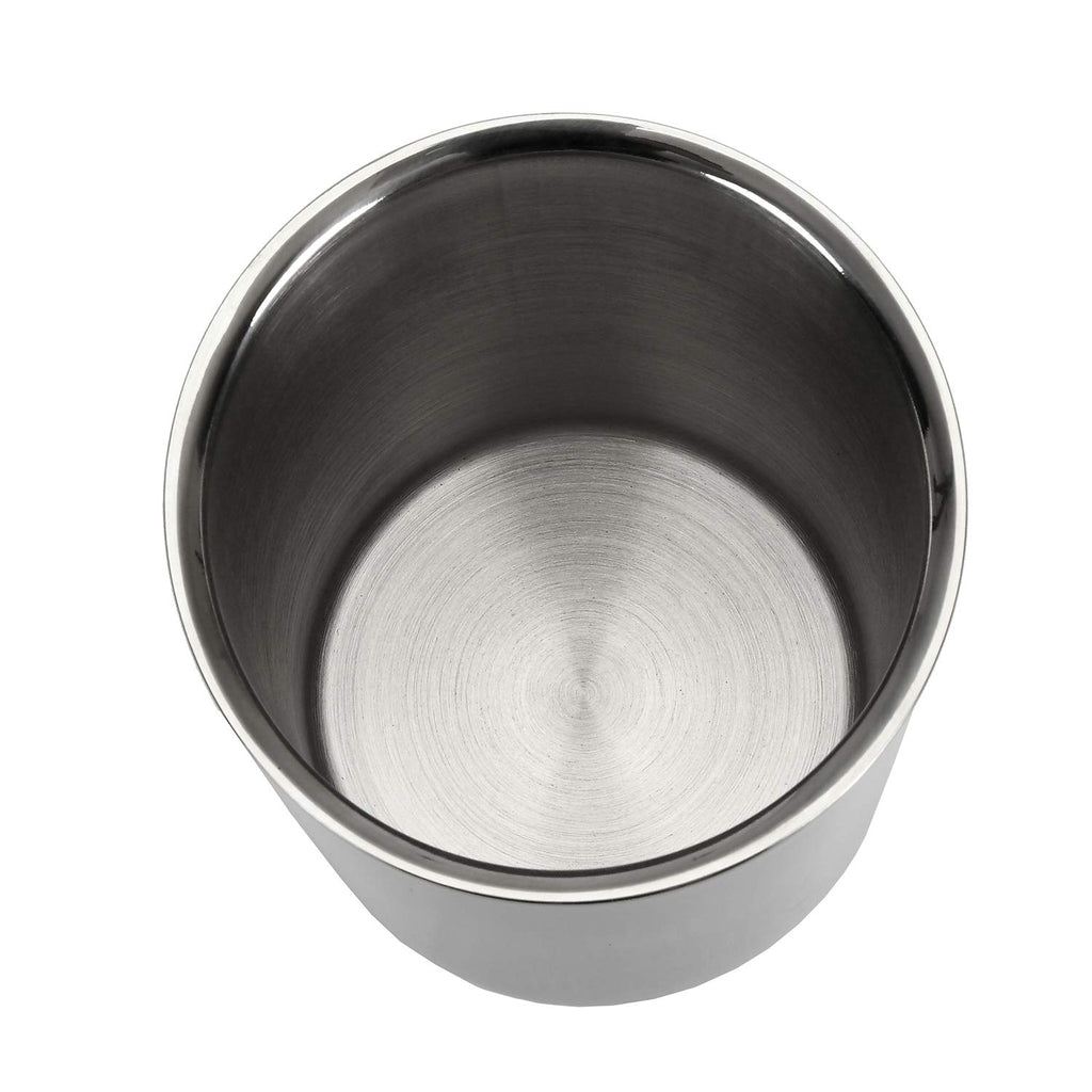 Jucoan Wine Chiller, Stainless Steel Double Wall Insulated Wine Cooler Bucket, Fits Standard 750ml Bottle, Silver