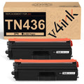 v4ink Compatible TN436 Black Toner Cartridge for Brother TN436BK TN436 TN-436 Works with Brother HL-L8360CDW HL-L9310CDW HL-L8260CDW MFC-L9570CDW MFC-L8610CDW MFC-L8900CDW HL-L8360CDWT (2-Pack)