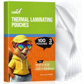 Uinkit Thermal Laminating Pouches 3Mil 11.5x17.5 Inches A3 Laminating Sheets for Extra Protection for Sealed A3 11x17 Photo and documents 100 Sheets Pack, Clear. (100, 11.5x17.5"-A3 Size)