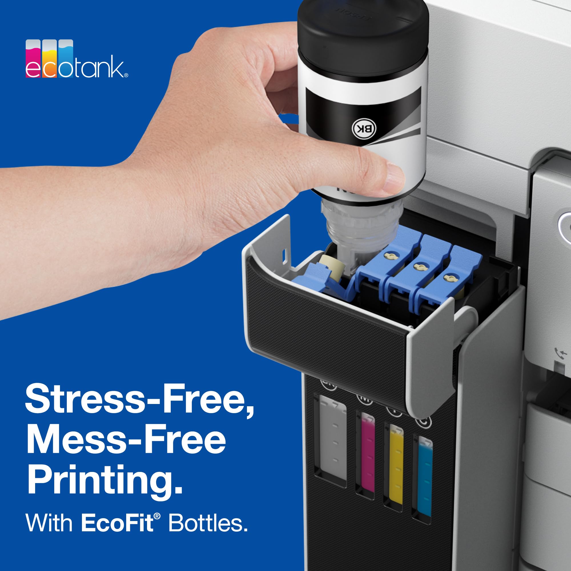 EPSON 542 EcoTank Pro Ink Ultra-high Capacity Bottle Black (T542120-S) Works with ET-5150, 5170, 5180, 5800, 5850, 5880, 16600, 16650