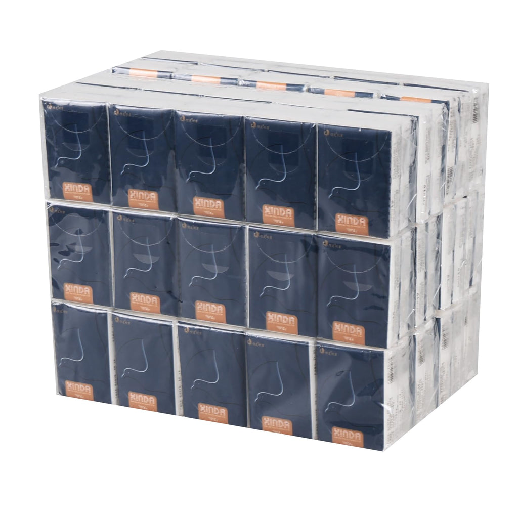 Ysmiltion 120 Packs 4-Ply Pocket Tissues, Unscented Mini Pocket Facial Tissues