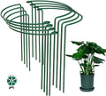 8 Pack Plant Support Stakes, Metal Interlinking Plant Stake for Garden, Plant Cages & Supports for Peony, Tomato, Hydrangea, Indoor Plants (9.8" W x 15.7" H)