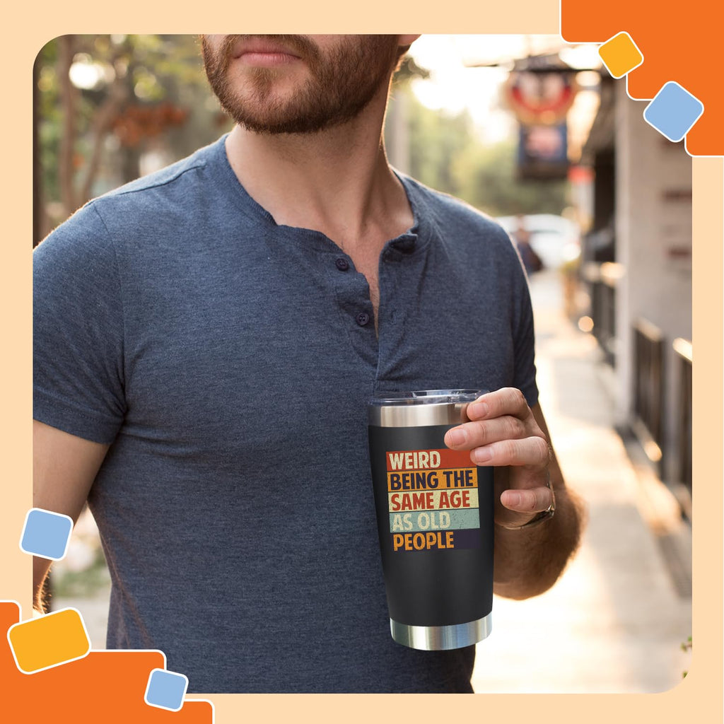 NewEleven 50th Birthday Gifts for Men Women - 1976 50th Birthday Decorations for Him Her - Present for Men Women Turning 50 Year Old Gifts for Mom, Dad, Wife, Husband - 20 Oz Tumbler