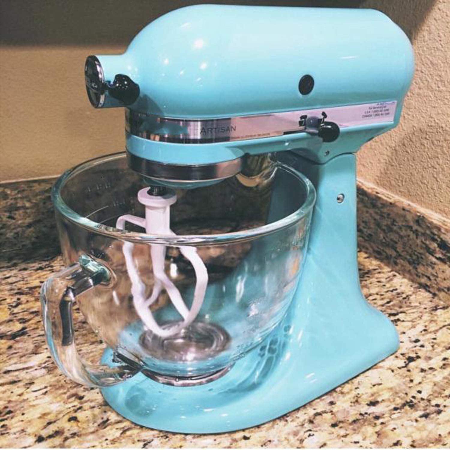 K45B Beater Compatible with Kitchenaid 4.5-5Qt Tilt-Head Stand Mixer,Coated Paddle Attachment for Kitchen Aid Mixer Accessories -K45 AP3884849 W10672617
